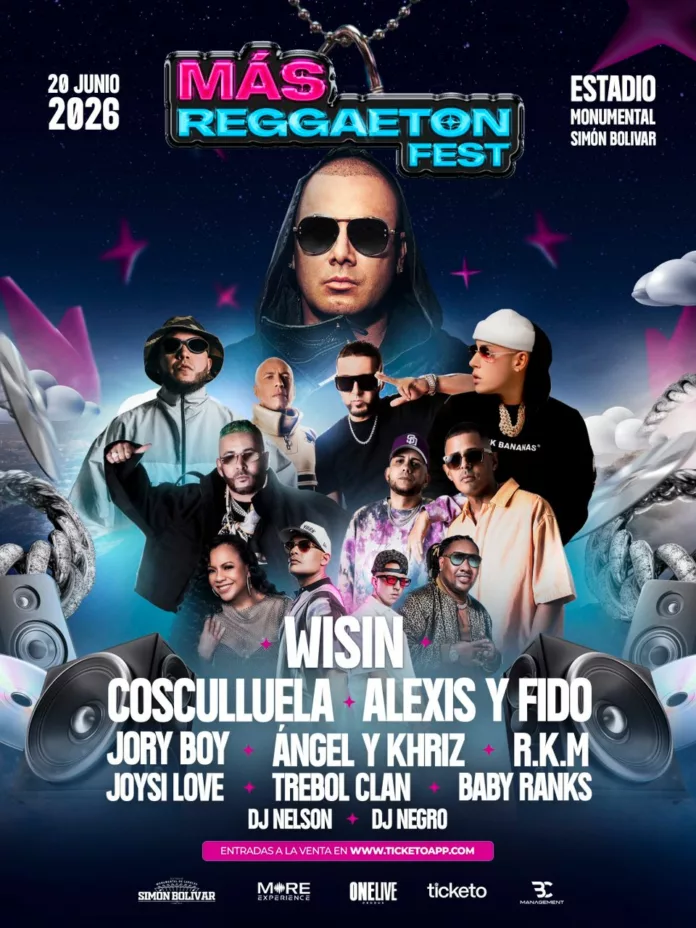Foto: Nota de prensa Se acerca el mas reggaeton fest