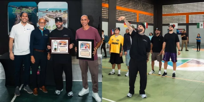 Foto: TeleOnce. El pionero de la música urbana Nicky Jam ha protagonizado un emotivo regreso a sus orígenes con una visita sorpresa a Levittown, en el municipio de Toa Baja, Puerto Rico.