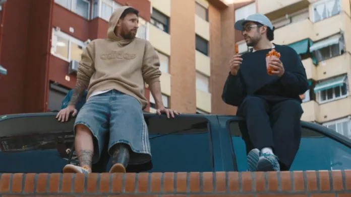Messi y Bad Bunny