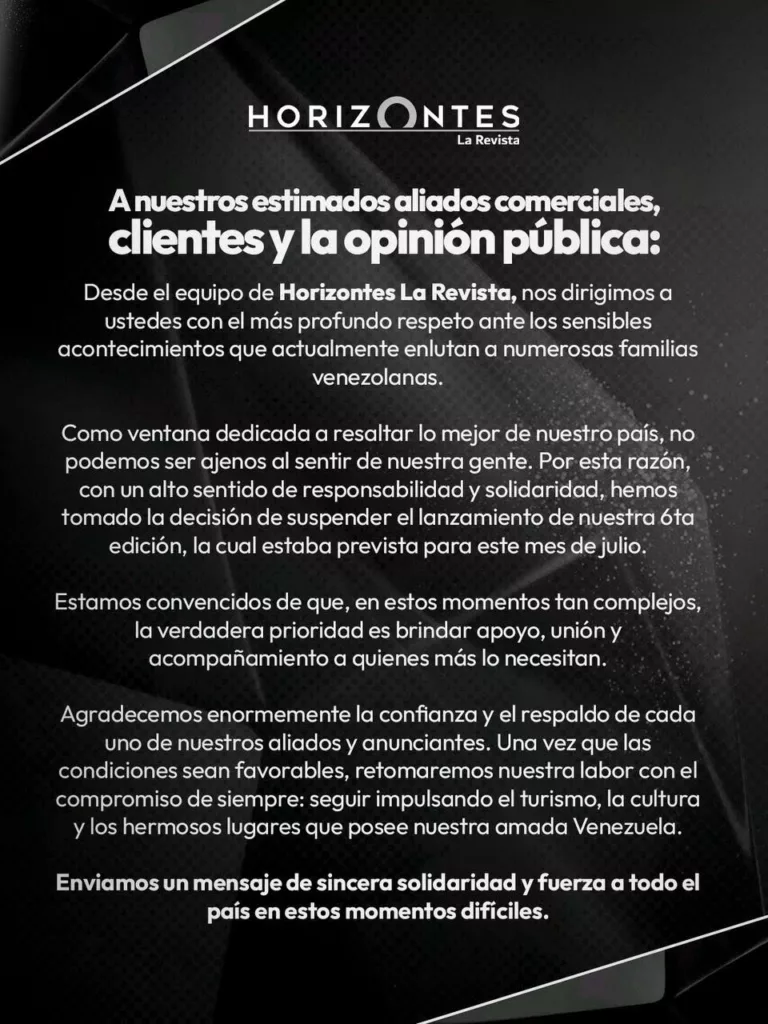 Foto: Instagram: @horizontes.larevista